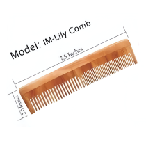 Pure Neem Wood Combs with<br>dual Teeth